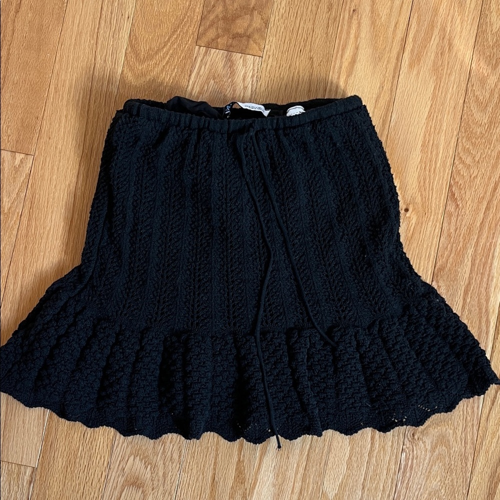 Zara Crochet Mini Skirt